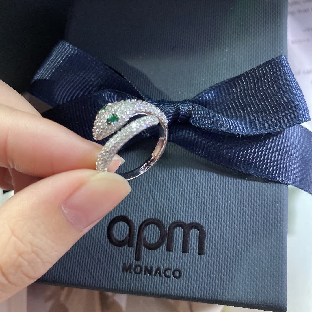 APM Monaco Emerald Ring